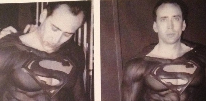 Nicolas Cage en una fallida cinta sobre Superman
